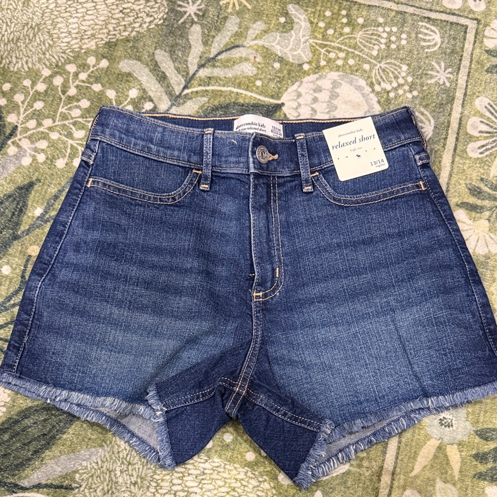Abercrombie Kids Blue Denim Shorts